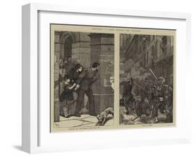 Sketches in Paris During the Fighting-Robert Walker Macbeth-Framed Giclee Print