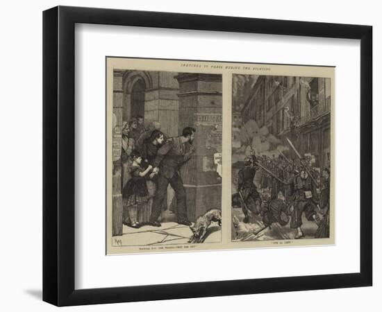 Sketches in Paris During the Fighting-Robert Walker Macbeth-Framed Giclee Print