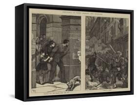 Sketches in Paris During the Fighting-Robert Walker Macbeth-Framed Stretched Canvas