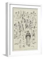 Sketches in Paris-David Hardy-Framed Giclee Print