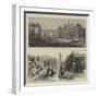 Sketches in Paris-null-Framed Giclee Print