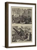 Sketches in Paris-null-Framed Giclee Print