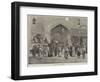 Sketches in Persia, Bazaar at Teheran-Felix Regamey-Framed Giclee Print