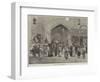 Sketches in Persia, Bazaar at Teheran-Felix Regamey-Framed Giclee Print