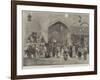 Sketches in Persia, Bazaar at Teheran-Felix Regamey-Framed Giclee Print