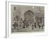 Sketches in Persia, Bazaar at Teheran-Felix Regamey-Framed Giclee Print