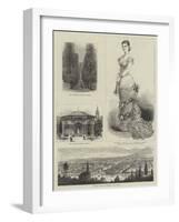 Sketches in Pyrmont-Georges Labadie Pilotell-Framed Premium Giclee Print