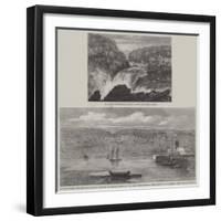 Sketches in Riviere Du Loup, Canada-null-Framed Giclee Print