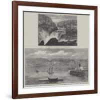 Sketches in Riviere Du Loup, Canada-null-Framed Giclee Print