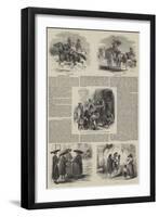 Sketches in Rome-null-Framed Giclee Print