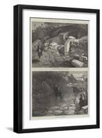 Sketches in Rome-null-Framed Giclee Print