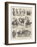 Sketches in Santiago, the Capital of Chile-Melton Prior-Framed Giclee Print