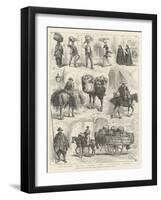 Sketches in Santiago, the Capital of Chile-Melton Prior-Framed Giclee Print