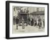 Sketches in Scotland, Arrival of the Coach at the Fife Arms, Braemar-J.M.L. Ralston-Framed Giclee Print