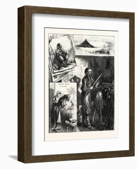 Sketches in Servia, Serbia, 1876-null-Framed Giclee Print