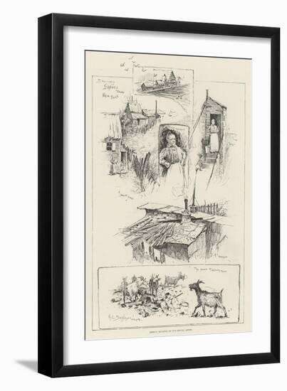 Sketches in Shanty Town, New York-Henry Charles Seppings Wright-Framed Giclee Print