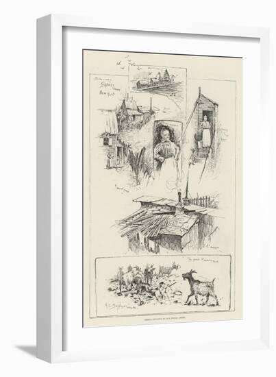 Sketches in Shanty Town, New York-Henry Charles Seppings Wright-Framed Giclee Print