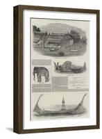 Sketches in Siam-null-Framed Giclee Print