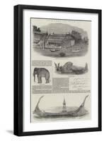 Sketches in Siam-null-Framed Giclee Print