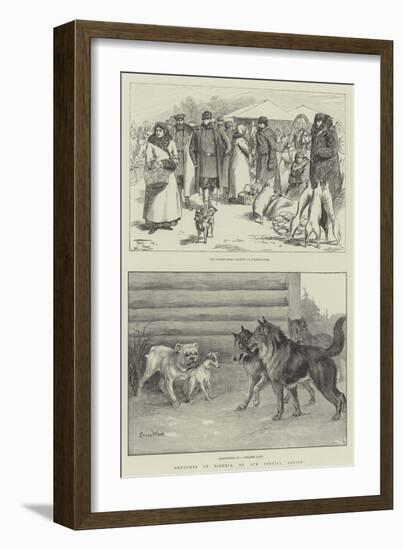 Sketches in Siberia-Frederick Pegram-Framed Giclee Print