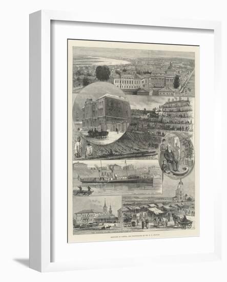 Sketches in Siberia-null-Framed Giclee Print