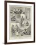 Sketches in Singapore-null-Framed Giclee Print