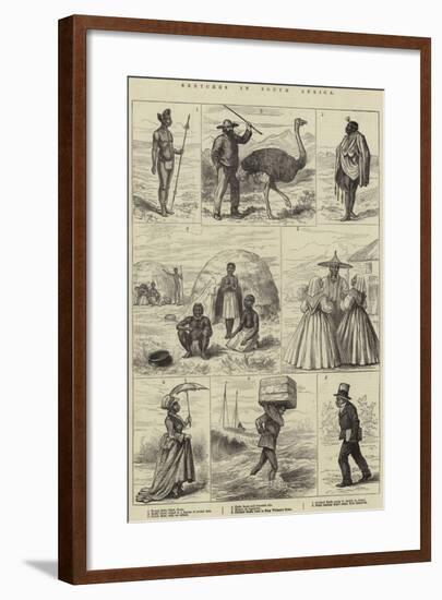 Sketches in South Africa-null-Framed Giclee Print