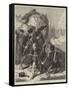 Sketches in Spain, a Carlist Ambuscade-null-Framed Stretched Canvas