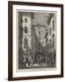 Sketches in Spain, a Street of Barcelona-Samuel Read-Framed Giclee Print