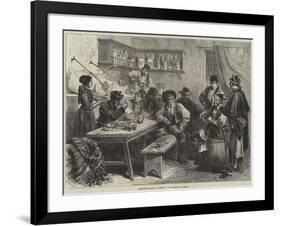 Sketches in Spain, a Tavern in the Suburbs of Madrid-null-Framed Giclee Print