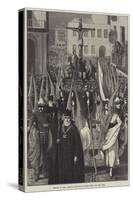 Sketches in Spain, Religious Procession in Seville During the Holy Week-null-Stretched Canvas