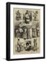 Sketches in St Petersburg During the Royal Marriage Festivities-null-Framed Giclee Print