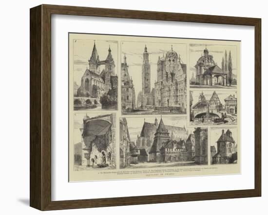 Sketches in Swabia-Henry William Brewer-Framed Giclee Print