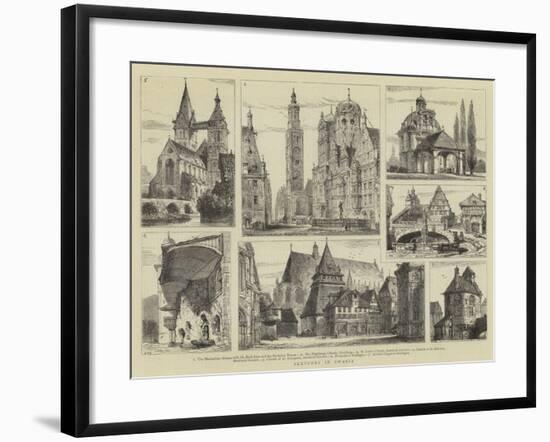 Sketches in Swabia-Henry William Brewer-Framed Giclee Print