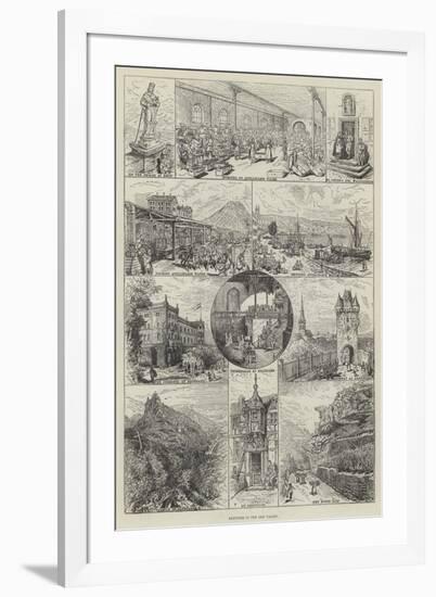 Sketches in the Ahr Valley-null-Framed Giclee Print