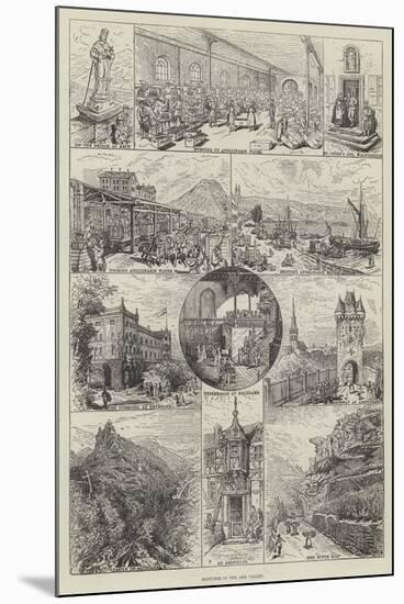 Sketches in the Ahr Valley-null-Mounted Giclee Print