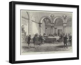 Sketches in the Bank of England, the Bank Parlour-null-Framed Giclee Print