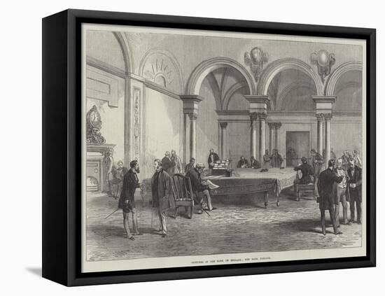 Sketches in the Bank of England, the Bank Parlour-null-Framed Stretched Canvas