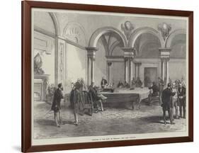 Sketches in the Bank of England, the Bank Parlour-null-Framed Giclee Print