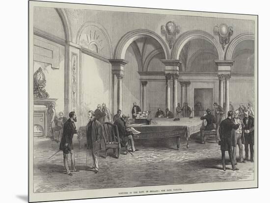 Sketches in the Bank of England, the Bank Parlour-null-Mounted Giclee Print