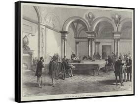 Sketches in the Bank of England, the Bank Parlour-null-Framed Stretched Canvas