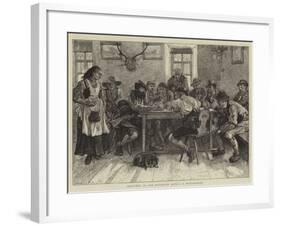 Sketches in the Bavarian Alps, I, a Wirthshaus-Hubert von Herkomer-Framed Giclee Print