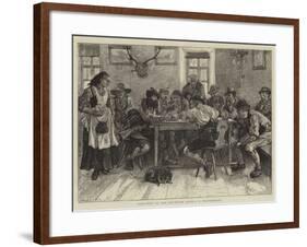 Sketches in the Bavarian Alps, I, a Wirthshaus-Hubert von Herkomer-Framed Giclee Print