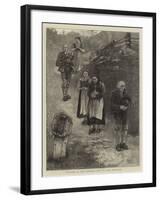 Sketches in the Bavarian Alps, II, Der Bittgang-Hubert von Herkomer-Framed Giclee Print