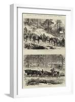 Sketches in the Colorado Mining Districts, North America-null-Framed Giclee Print