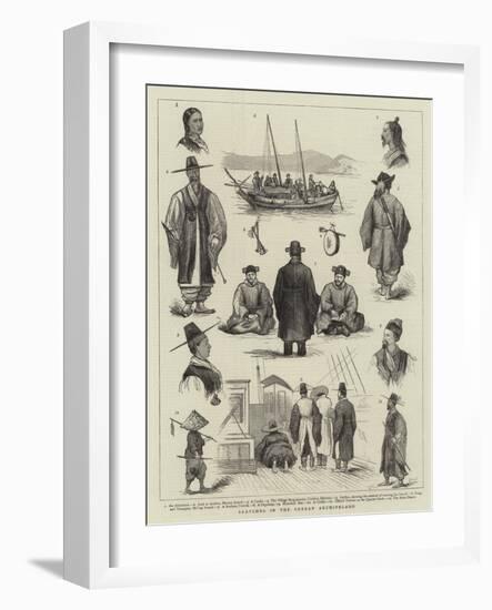 Sketches in the Corean Archipelago-null-Framed Giclee Print