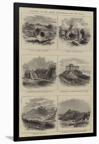 Sketches in the Greek Archipelago and the Troad-null-Framed Giclee Print