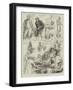 Sketches in the House of Commons, Question Time-null-Framed Giclee Print