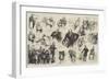 Sketches in the House of Lords in the Debates on the Franchise Bill-null-Framed Giclee Print