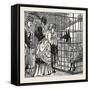 Sketches in the International Exhibition: the Llama 1871-null-Framed Stretched Canvas